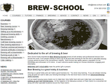 Tablet Screenshot of brew-school.com
